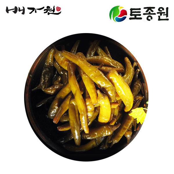 고추 장아찌(1kg) 매운맛 500g 2개 청양골 직접농사국산재료